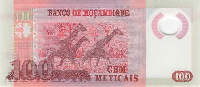 Mosambik p151a 100 Meticais 2011